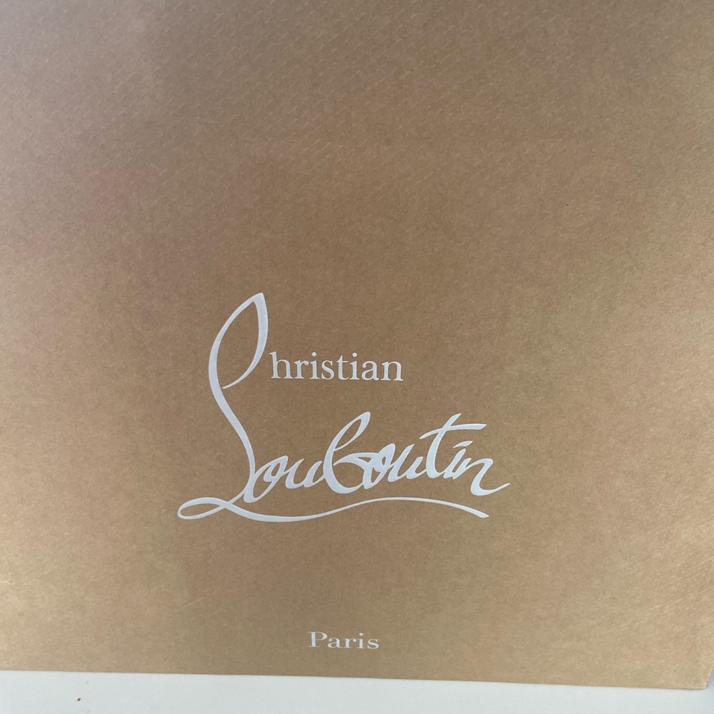 Christian louboutin shopping bag authentic